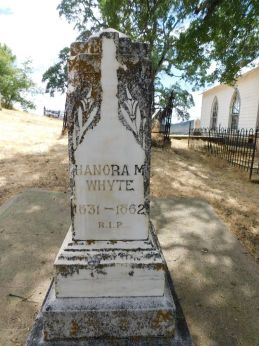 [Picture of Hanora Whyte grave]